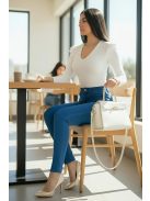 ALICIA fodros vállú felső - fehér