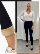 Vastag bélelt thermo nadrág - fekete