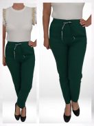 MIA nagyméretű nadrág - zöld   (L- 4XL)