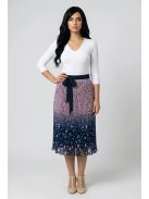 KUBA nagyméretű nyári szoknya (XL-5XL) - sötétkék/pink