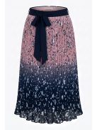 KUBA nagyméretű nyári szoknya (XL-5XL) - sötétkék/pink