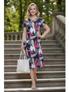 GIGI nagyméretű ruha - pink/szürke