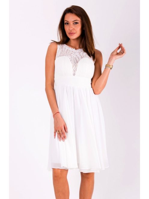 Eva&Lola fehér koktélruha