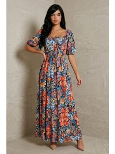 FLORA maxiruha - kék/pink