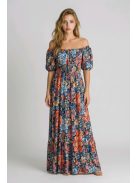 FLORA maxiruha - kék/pink