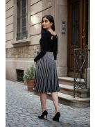 MAY különleges kötött ruha - fekete/fehér