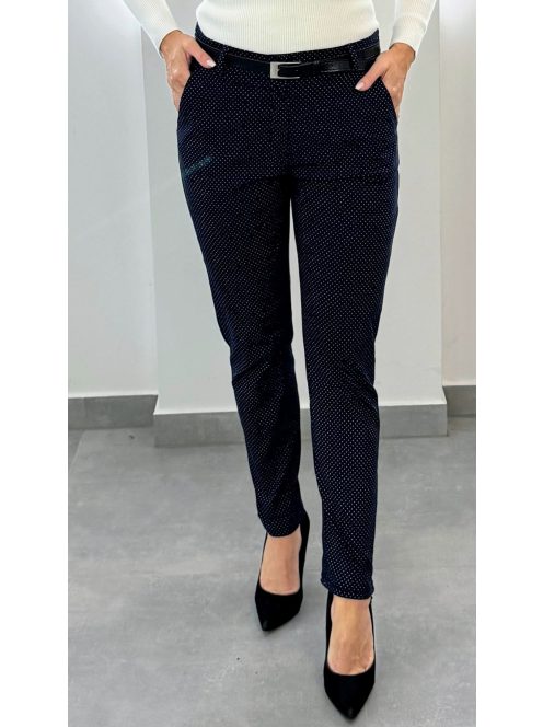 Pöttyös nadrág - sötétkék