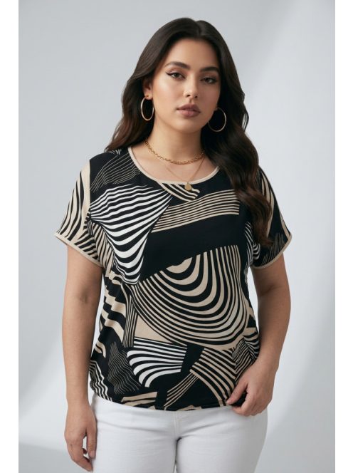 MIRA nagyméretű pamut blúz (L-4XL méret)