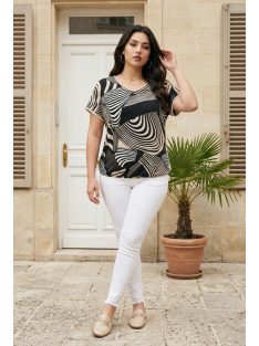 MIRA nagyméretű pamut blúz (L-4XL méret)