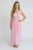 AMINA pöttyös maxiruha - pink