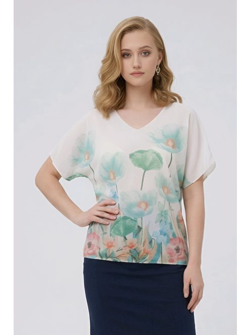 POPPY tavaszi felső - zöld/kék