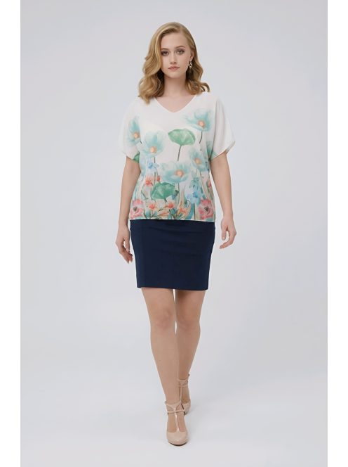 POPPY tavaszi felső - zöld/kék