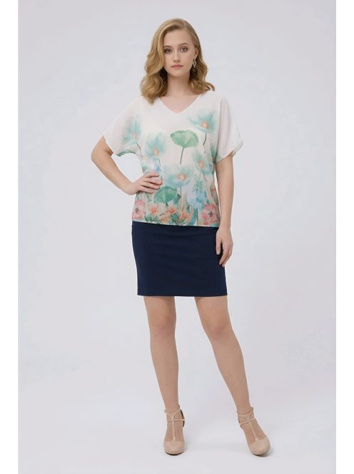 POPPY tavaszi felső - zöld/kék