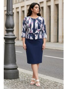 MARA nagyméretű ruha - sötétkék