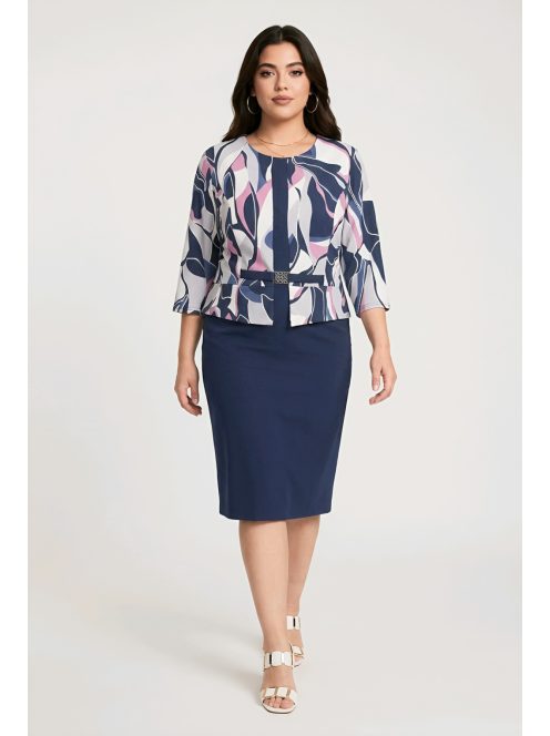 MARA nagyméretű ruha - sötétkék