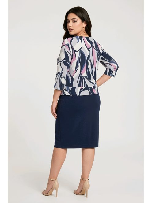 MARA nagyméretű ruha - sötétkék