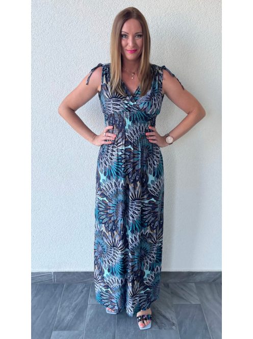 AMINA pitypang mintás maxiruha - kék