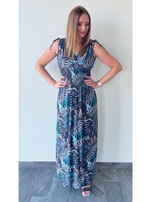 AMINA pitypang mintás maxiruha - kék