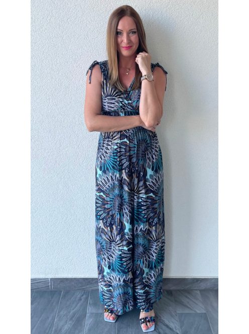 AMINA pitypang mintás maxiruha - kék