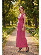 AMINA pöttyös maxiruha - málna piros