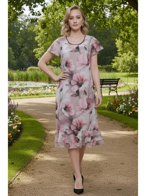 SZOFI nagyméretű ruha (L-4XL) - pink 