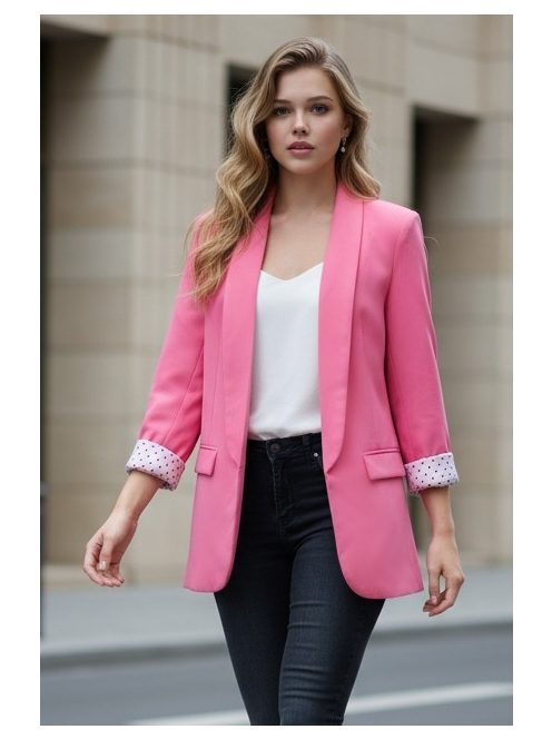 NEW COLLECTION prémium minőségű blézer - sötét pink