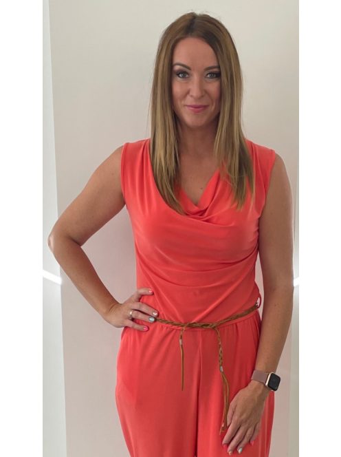 DOLLI egyszínű overall - korall