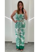 AMANDA zöld mintás kétrészes szett