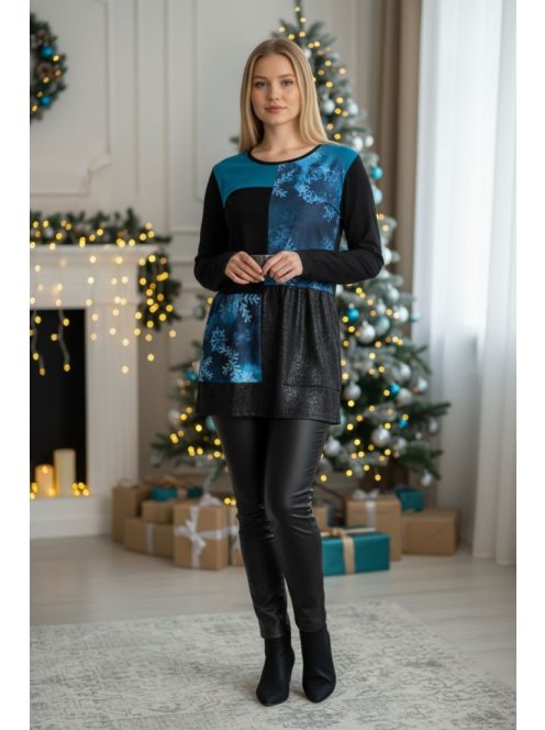 ADA EXTYN tunika - fekete/kék