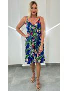 AMY vállpántos ruha - kék
