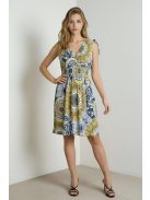 ADELE női ruha - sárga/kék