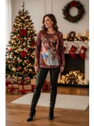 Family mintás karácsonyi felső