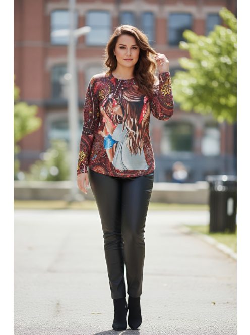 Family mintás karácsonyi felső