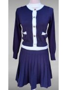 AMOUR kötött kétrészes - sötétkék