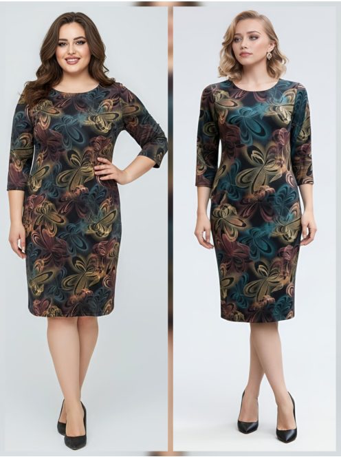 COLOR nagyméretű ruha (L-3XL)