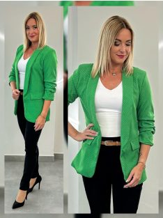 NEW COLLECTION pöttyös blézer - zöld