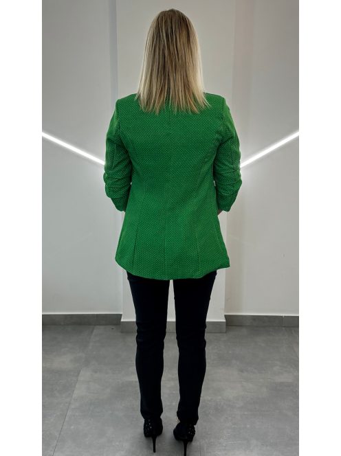 NEW COLLECTION pöttyös blézer - zöld