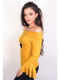 MANGÓ - nyitott vállú női felső  