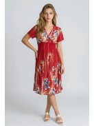 ADELE rövidujjú ruha - piros