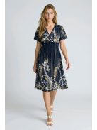 ADELE rövidujjú ruha - sötétkék