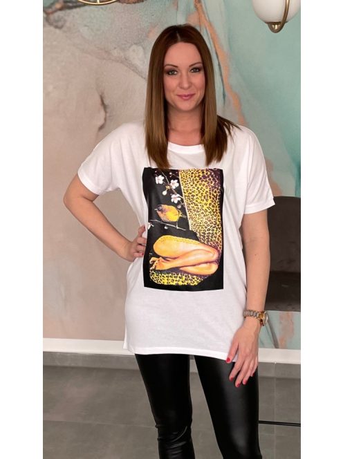 BIA női felső-fehér